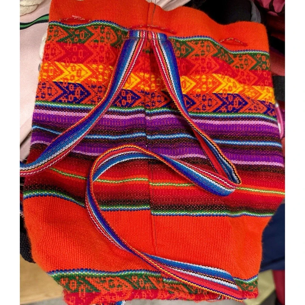 Isabella‎ Mia Peruvian Mulitcolor Llama Cactus Sun Backpack